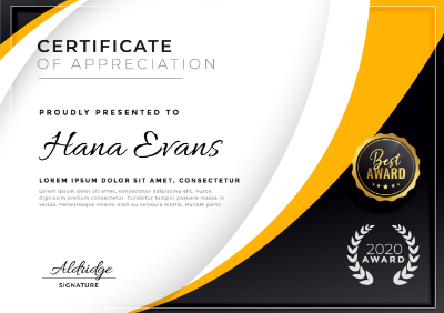 Certificate #2 Certificate #2